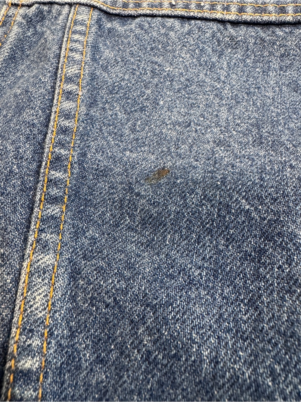 Vintage 80s Levi’s Type 3 Men’s Dark Wash Denim Jacket USA Made, Size 42 - Picture 10 of 10